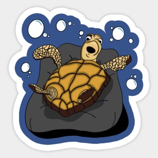 Turtle Crush Finding Nemo Movie Sticker